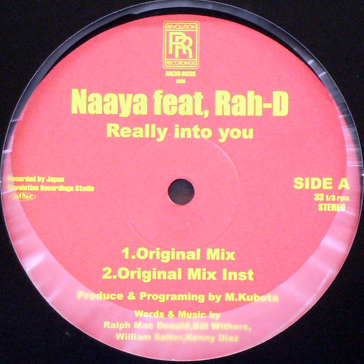NAAYA FEAT. RAH-D(12) REALLY INTO YOU -DJ機材アナログレコード専門 