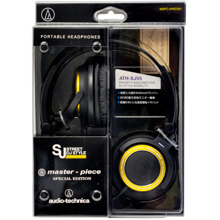 master-piece x audio-technica/ヘッドホン/ATH-SJ55 -COLLABORATION