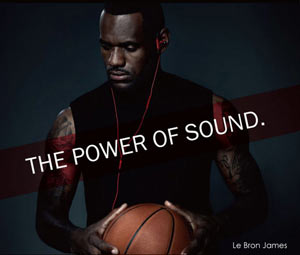 powesbeats LeBorn James NBA