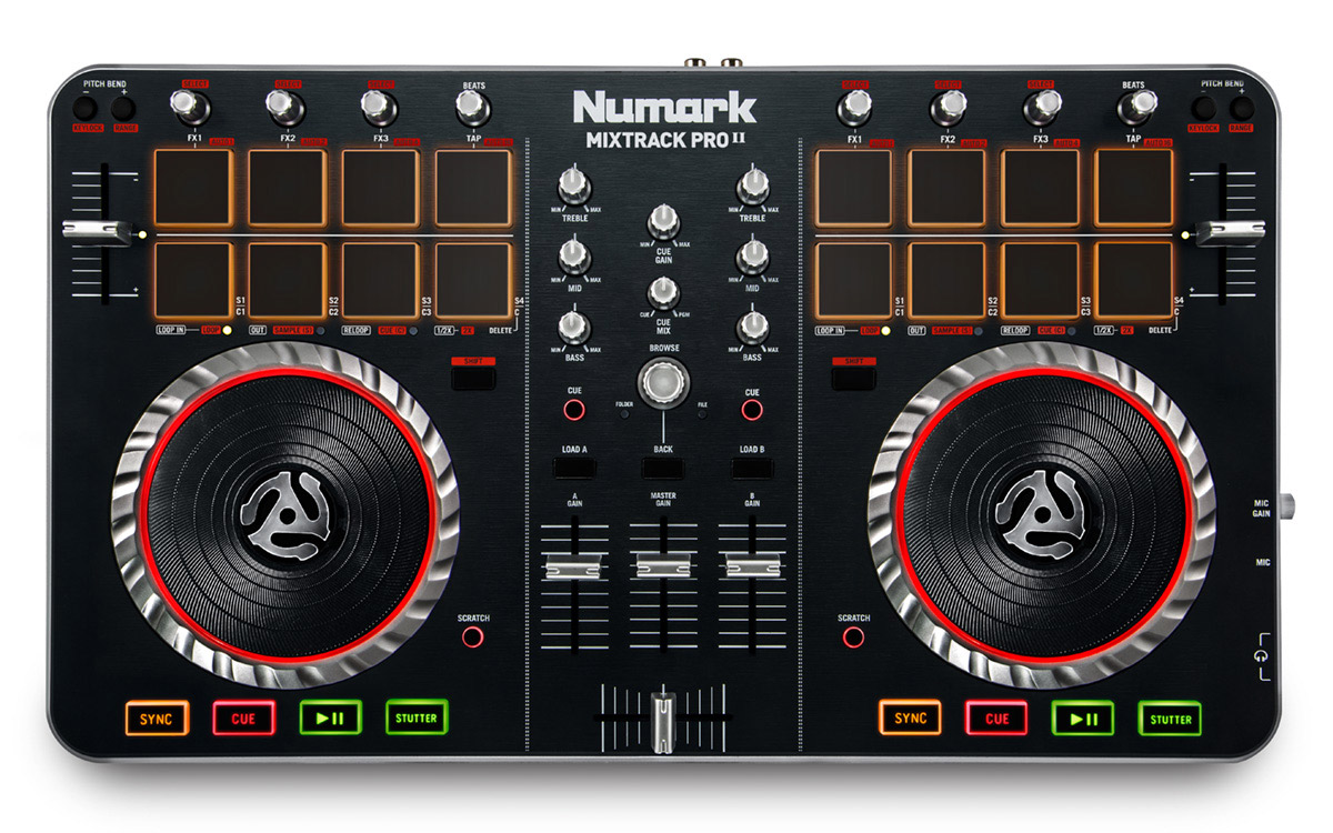 Numark MixTrack ProII 拡大1