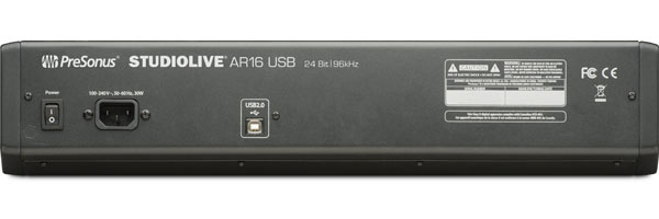 PreSonusの高品質なレコーディングミキサーStudioLive AR USBをご紹介