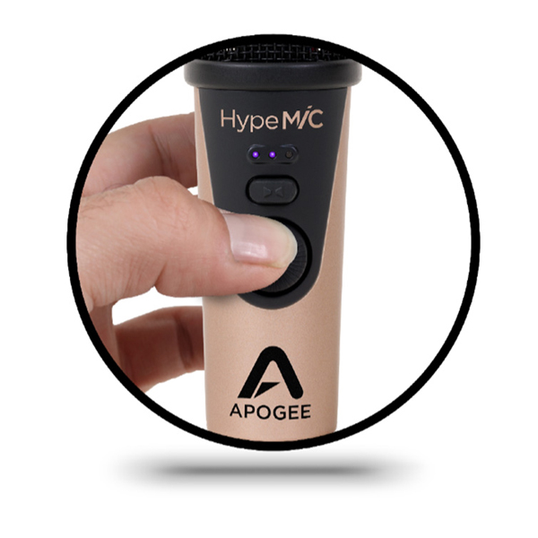 ApogeeのコンデンサーマイクHypeMiCをご紹介いたします。