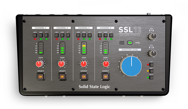 Solid State Logicの高品質オーディオインターフェイスSSL 12をご紹介
