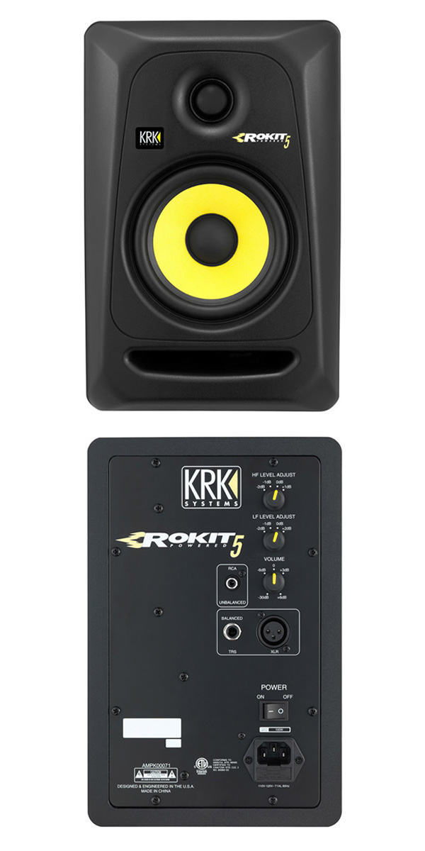 KRK ROKIT RP5 G3 アクティブ スタジオ モニター スピーカー-