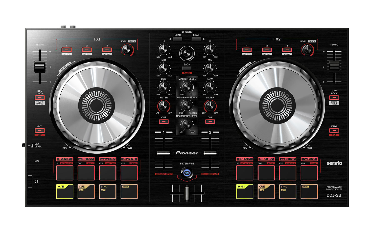 Pioneer DDJ-SB 拡大写真