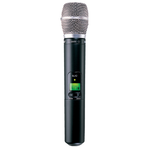 Shure SLXワイヤレスシステム採用ワイヤレスマイクSLX2/SM86のご紹介です。