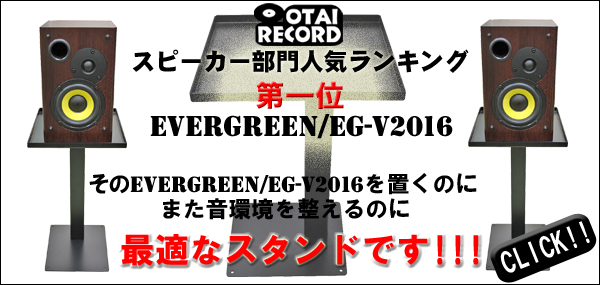 オプション/EVERGREEN/スピーカー/EG-V2016 -DJ機材アナログレコード専門店OTAIRECORD