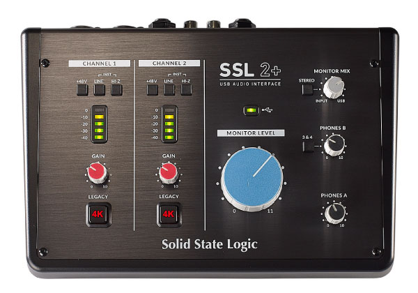 Solid State LogicのUSBオーディオインターフェイス「SSL2+」のご紹介 