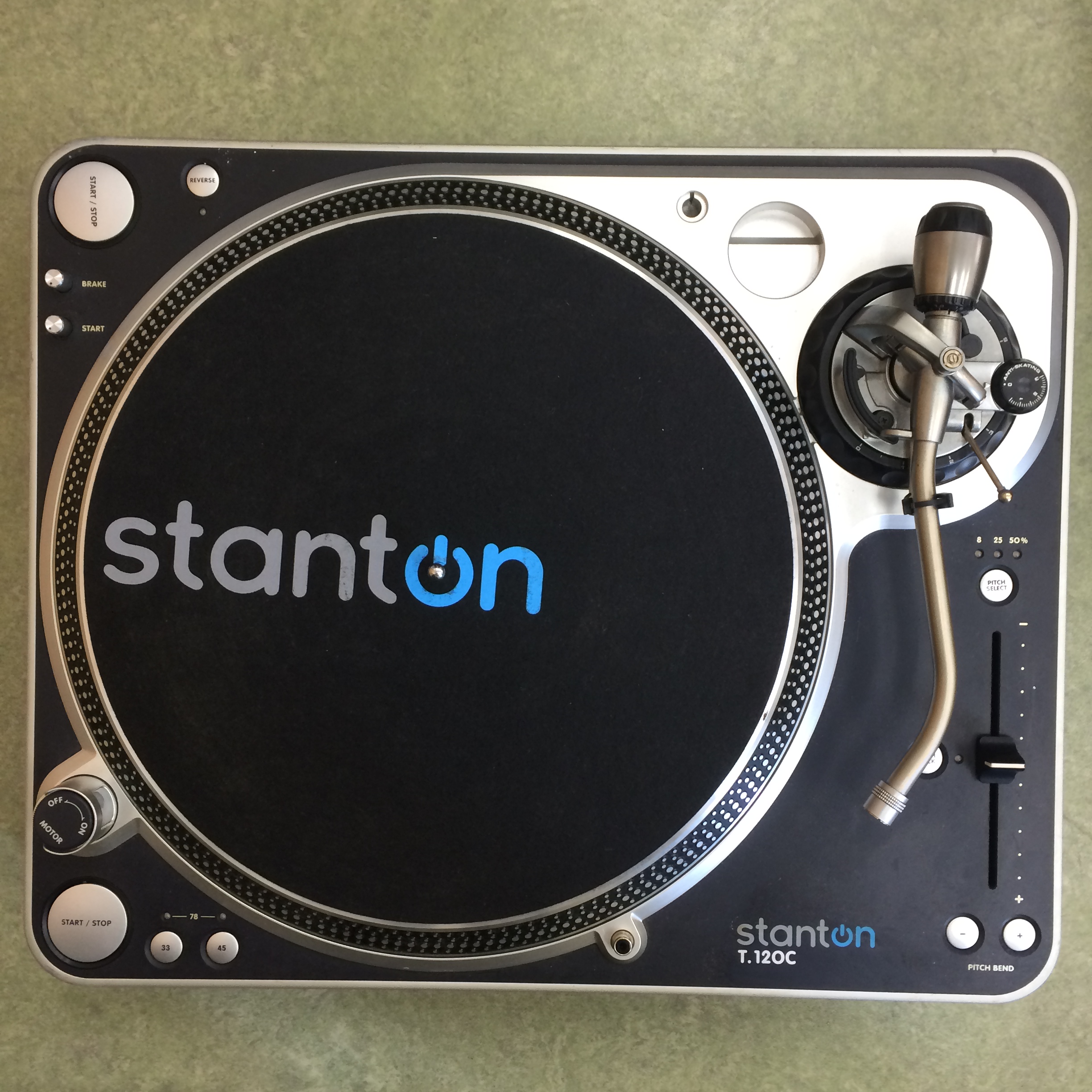 【ジャンク品】Stanton/ターンテーブル/T.120C 2台セット -DJ機材アナログレコード専門店OTAIRECORD