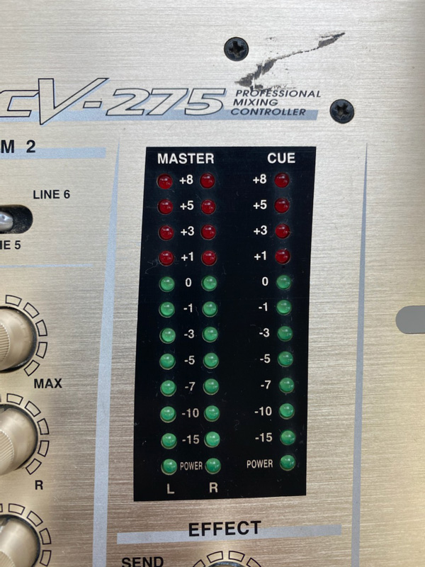 VESTAX ベスタクス PCV-275 DJミキサー メンテ、カットラグ - DJ機器