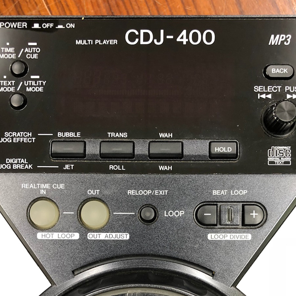 中古品】PIONEER/CDJ/CDJ-400 -DJ機材アナログレコード専門店OTAIRECORD