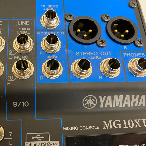 中古品】YAMAHA/オーディオインターフェース内蔵ミキサー/MG10XU(24