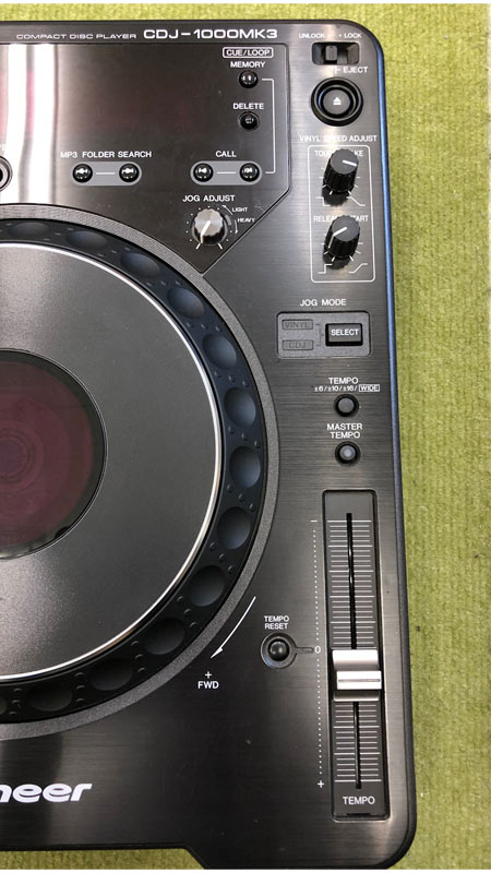 中古品】PIONEER/CDJ/CDJ-1000MK3 -DJ機材アナログレコード専門店