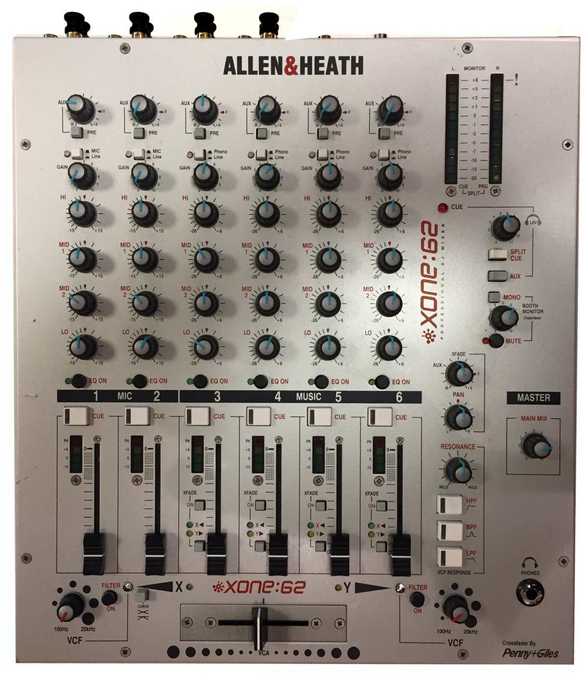 601 ALLEN & HEATH XONE : 62 DJミキサー - 楽器、器材