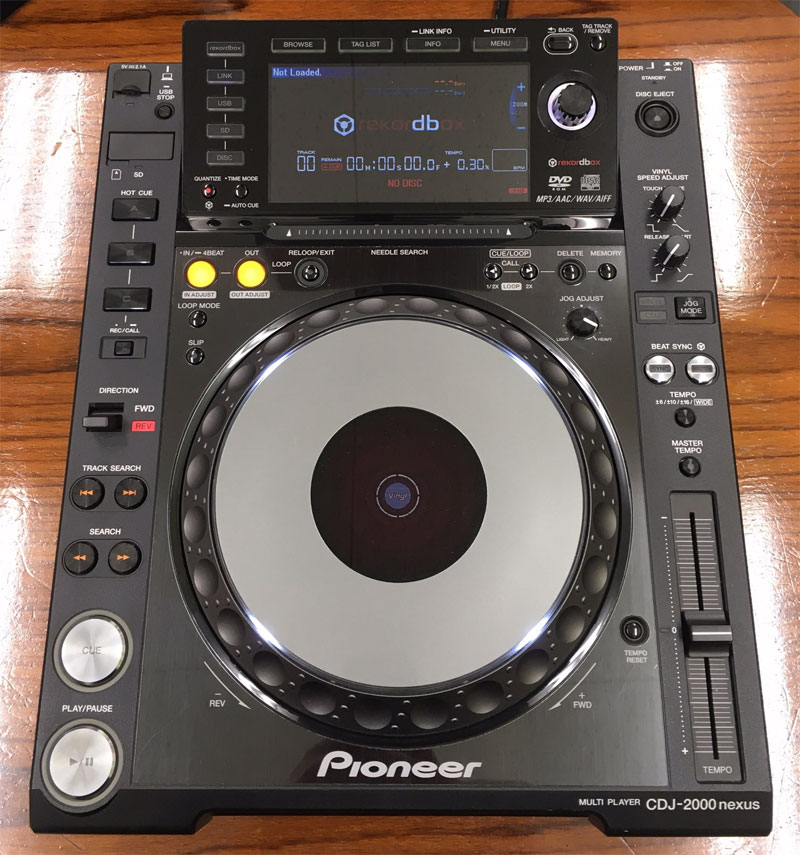 中古品 Pioneer Dj マルチプレーヤー Cdj 00nexus Cdj00nxs Dj機材アナログレコード専門店otairecord