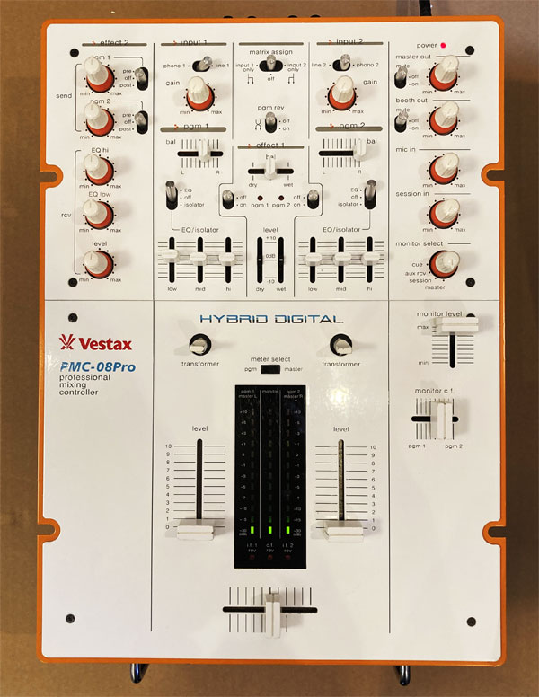 ターンテーブルVestax ベスタックス PMC-08Pro DJミキサー - DJ機材