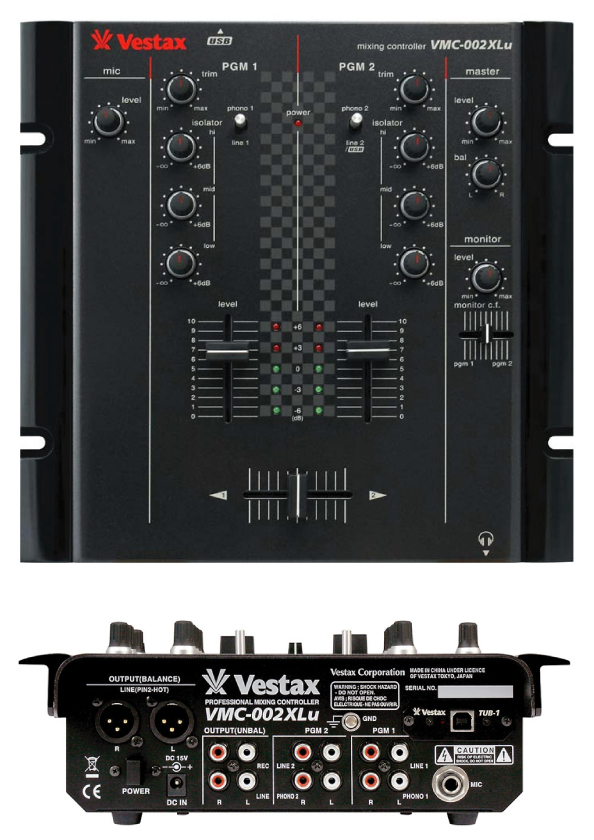 Vestax/DJミキサー/VMC-002XLu TUB -DJ機材アナログレコード専門店 ...